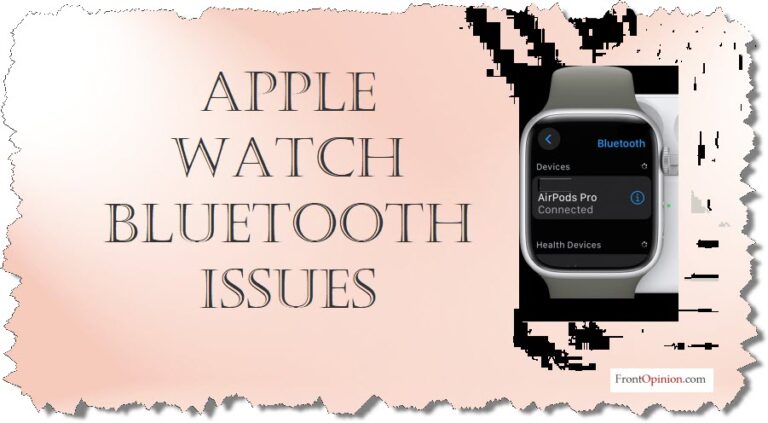 Apple Watch Bluetooth Issues