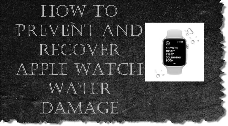 Apple Watch Water Damage