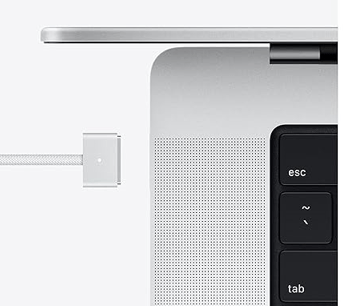 MacBook Power Adapter and Charging Port