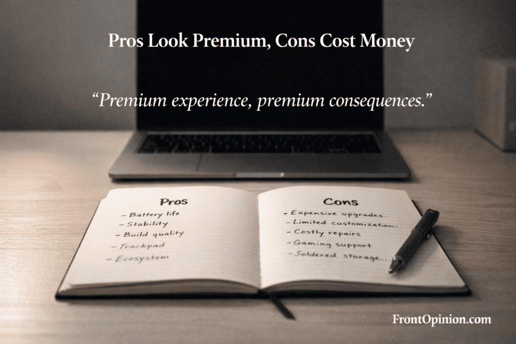 MacBook pros and cons explained honestly before buying a Mac