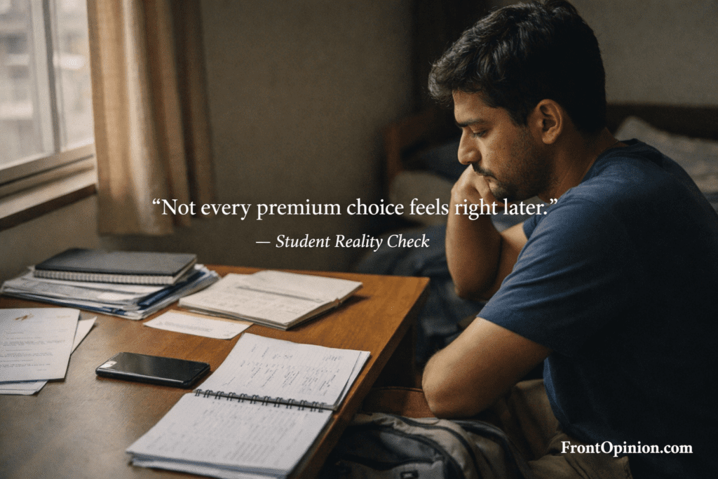 iPhone for students opinion showing expectation versus real student experience