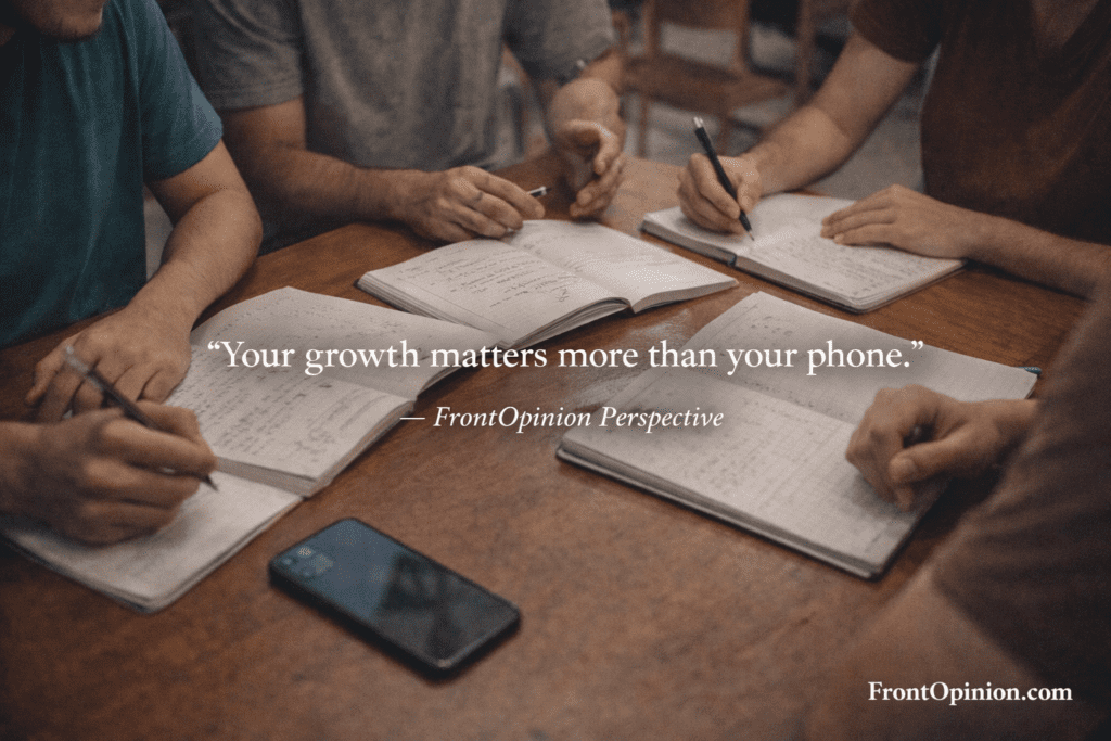 iPhone for students experience showing priorities beyond smartphone status