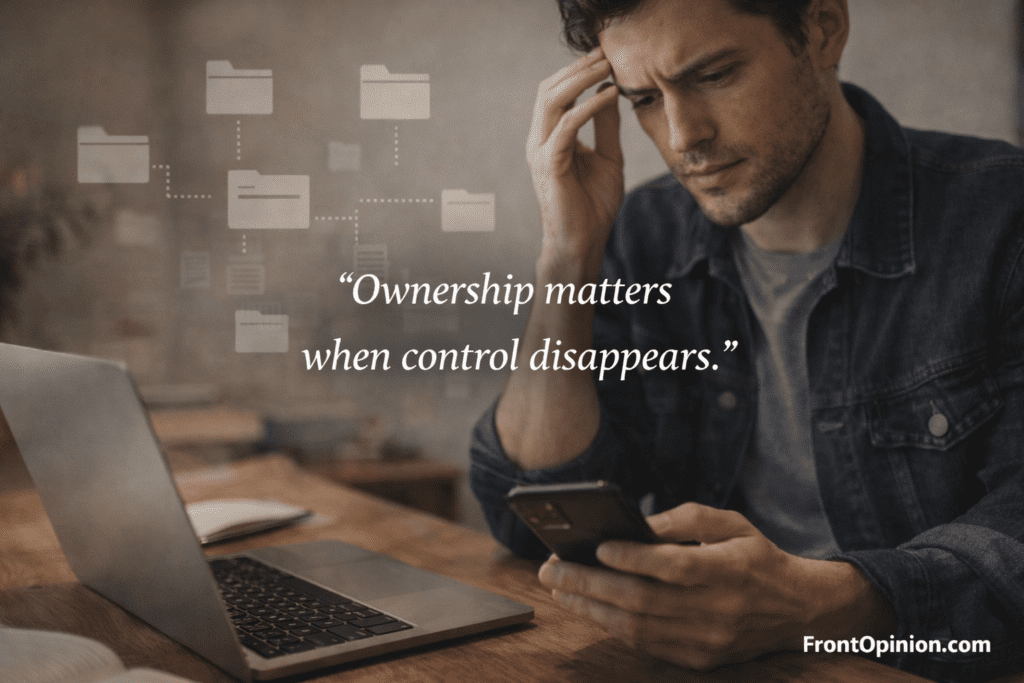 iPhone file management frustration for Android users experience