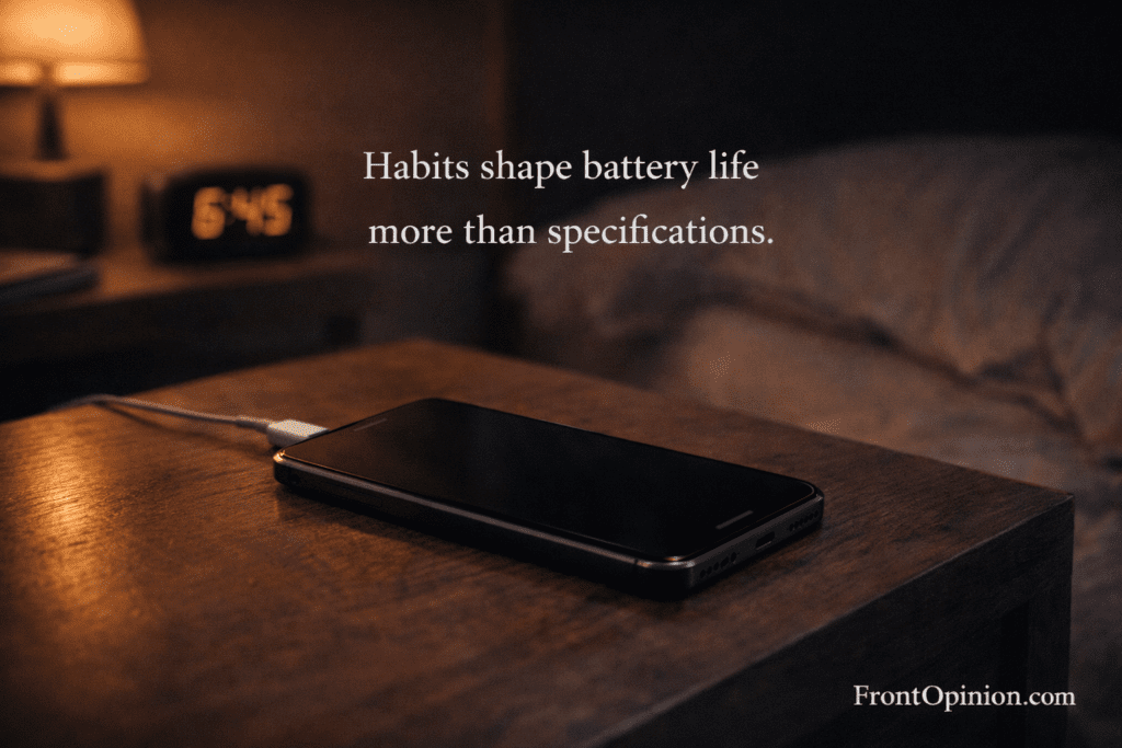 iphone charging habits battery life learning