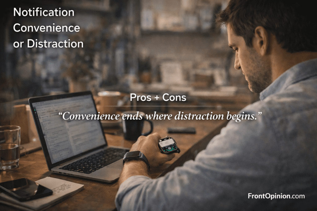 Apple Watch notifications convenience versus distraction