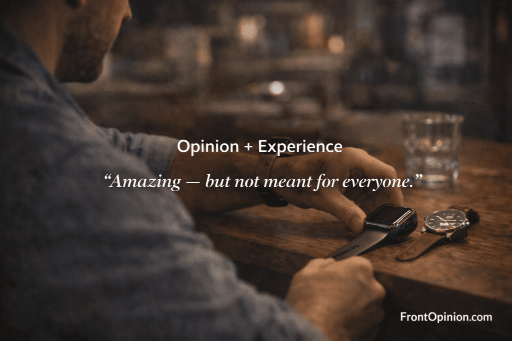 Apple Watch final verdict real user opinion comparison