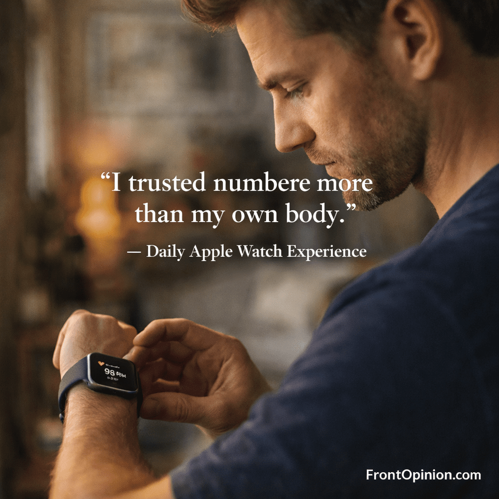 Apple Watch health data anxiety real user experience