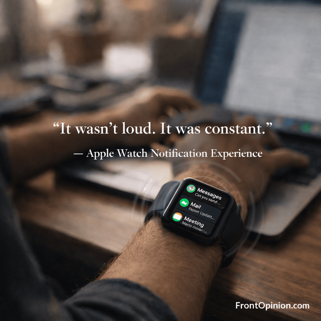Apple Watch notification overload distraction experience