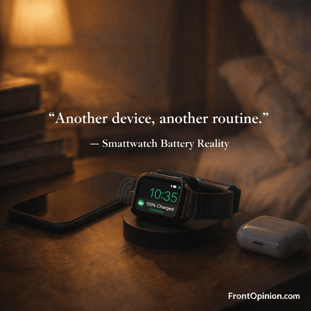 Apple Watch battery charging dependency real life