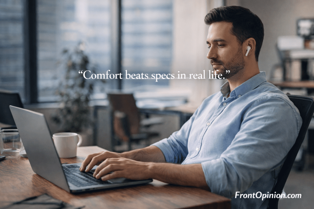 AirPods 2 comfort-focused daily use without noise cancellation