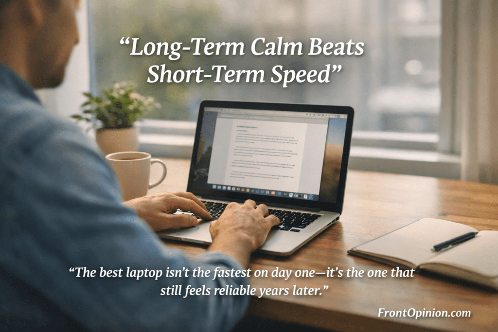 Mac long-term review experience showing calm and stable daily usage over years