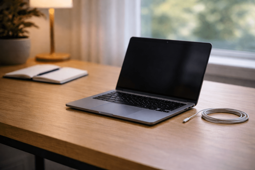 Laptop battery drain during heavy workload usage