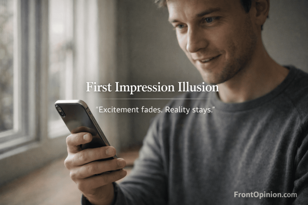 First impression experience of using an iPhone daily for a year