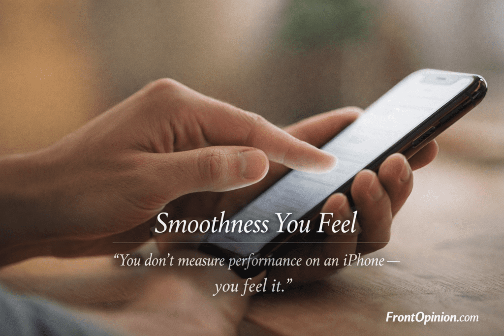 iPhone smooth performance experienced by beginners without technical knowledge