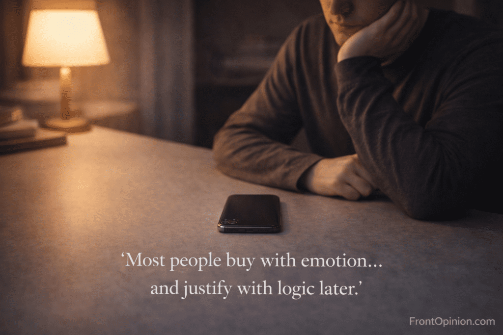 Emotional smartphone buying decision explained visually