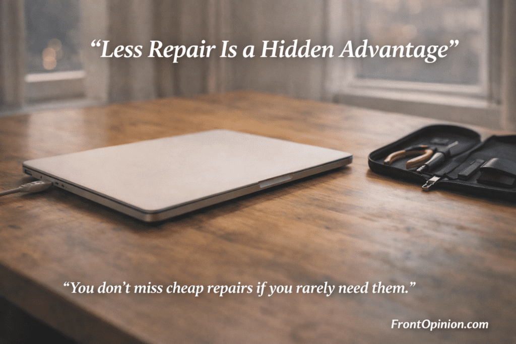 Long-term laptop reliability versus repair frequency comparison