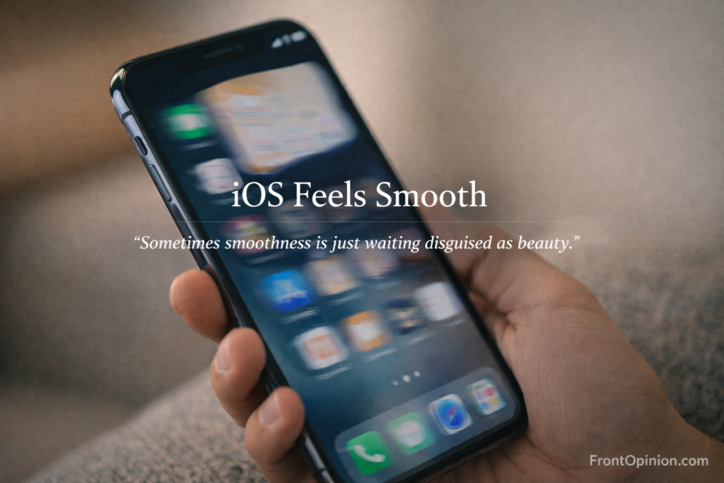 iOS smooth animations hide delays