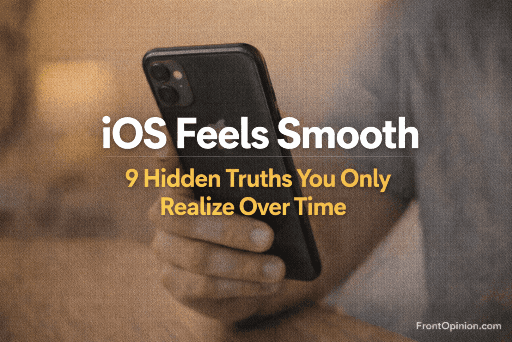 iOS feels smooth