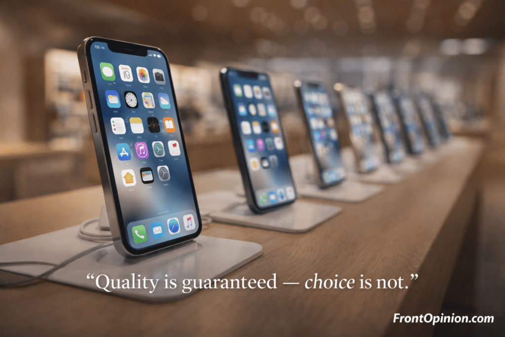 iOS experience app store control pros and cons visual