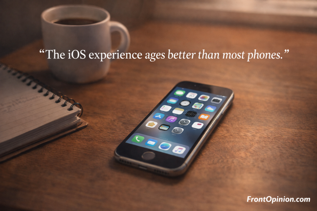 Long term iOS experience showing durability and consistent performance